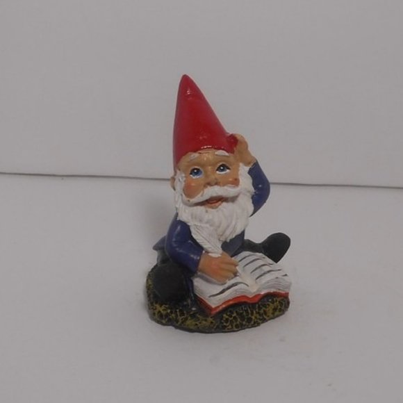 Other - Fairy Garden gnome with book NEW